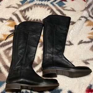 Franco Sarto Tall Boots Size 8 Black